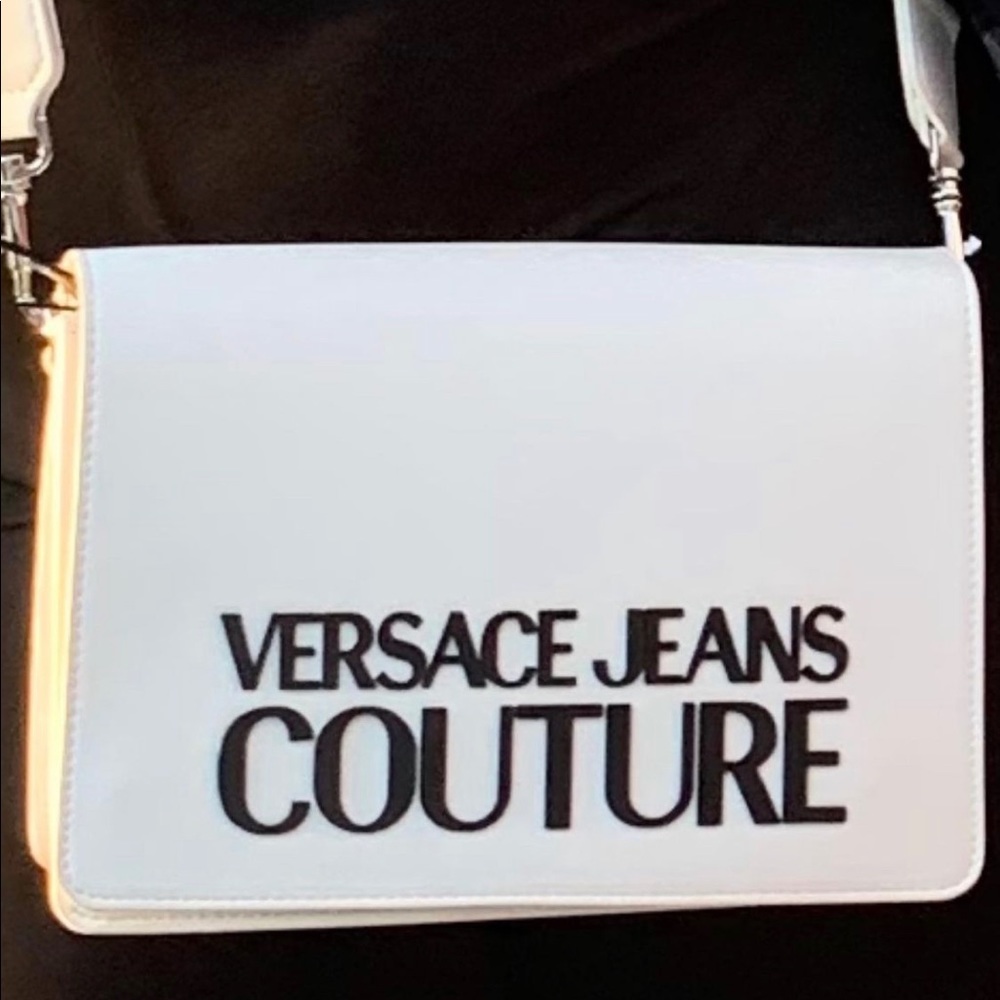 Versace Jean Couture Linea Logo Crossbody Bag